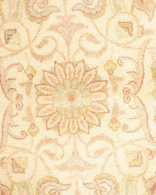 Traditional Mogul Ivory Wool Area Rug 12' 2" x 18' 7" - Solo Rugs