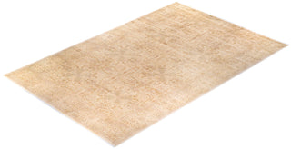 Traditional Mogul Ivory Wool Area Rug 12' 2" x 18' 7" - Solo Rugs