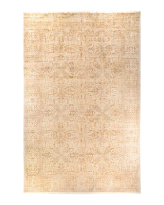 Traditional Mogul Ivory Wool Area Rug 12' 2" x 18' 7" - Solo Rugs