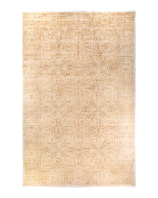 Traditional Mogul Ivory Wool Area Rug 12' 2" x 18' 7" - Solo Rugs