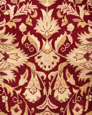 Traditional Mogul Red Wool Area Rug 12' 1" x 18' 8" - Solo Rugs