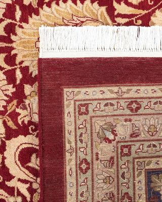 Traditional Mogul Red Wool Area Rug 12' 1" x 18' 8" - Solo Rugs