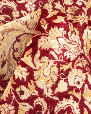 Traditional Mogul Red Wool Area Rug 12' 1" x 18' 8" - Solo Rugs