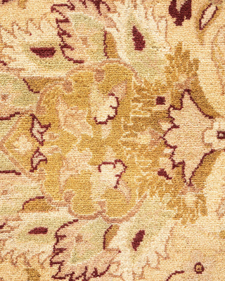 Traditional Mogul Ivory Wool Area Rug 12' 2" x 17' 9" - Solo Rugs