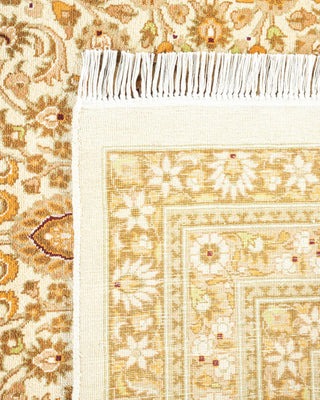 Traditional Mogul Ivory Wool Area Rug 8' 1" x 10' 3" - Solo Rugs