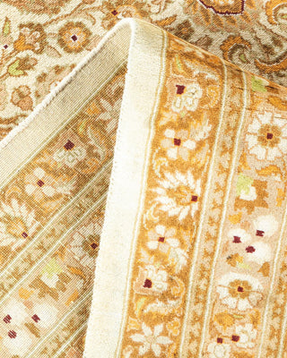 Traditional Mogul Ivory Wool Area Rug 8' 1" x 10' 3" - Solo Rugs