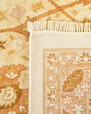 Traditional Mogul Ivory Wool Area Rug 9' 2" x 12' 2" - Solo Rugs