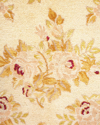Traditional Mogul Ivory Wool Area Rug 8' 2" x 10' 4" - Solo Rugs