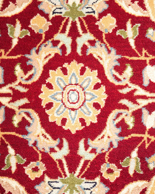 Traditional Mogul Red Wool Area Rug 7' 10" x 10' 2" - Solo Rugs