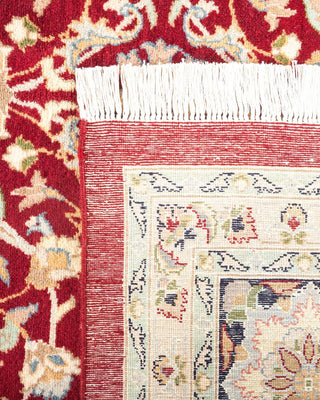Traditional Mogul Red Wool Area Rug 7' 10" x 10' 2" - Solo Rugs