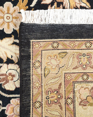 Traditional Mogul Black Wool Area Rug 12' 2" x 18' 5" - Solo Rugs