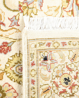 Traditional Mogul Ivory Wool Area Rug 4' 3" x 6' 5" - Solo Rugs