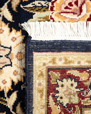 Traditional Mogul Black Wool Runner 2' 6" x 10' 4" - Solo Rugs
