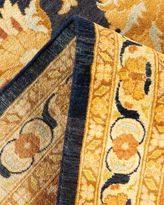 Traditional Mogul Blue Wool Area Rug 11' 10" x 15' 5" - Solo Rugs