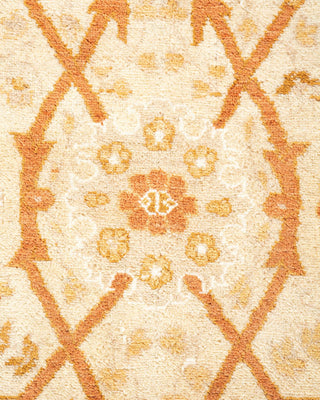 Traditional Mogul Ivory Wool Area Rug 8' 2" x 10' 3" - Solo Rugs