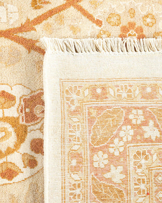 Traditional Mogul Ivory Wool Area Rug 8' 2" x 10' 3" - Solo Rugs