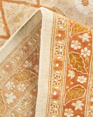 Traditional Mogul Ivory Wool Area Rug 8' 2" x 10' 3" - Solo Rugs