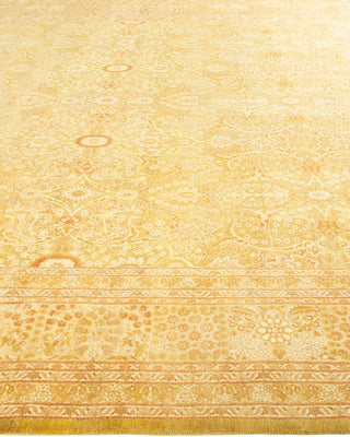 Traditional Mogul Green Wool Runner 9' 1" x 17' 10" - Solo Rugs