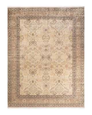 Mogul, One-of-a-Kind Hand-Knotted Area Rug - Ivory, 9' 3" x 11' 10" - Solo Rugs