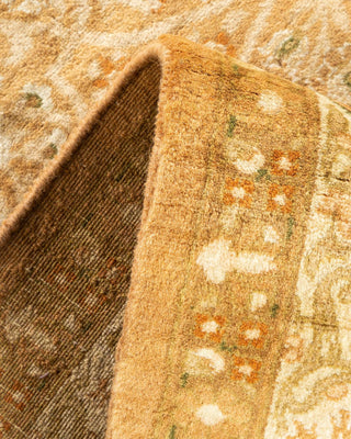 Traditional Mogul Brown Wool Area Rug 4' 7" x 7' 1" - Solo Rugs