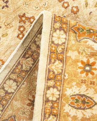Traditional Mogul Ivory Wool Area Rug 4' 8" x 7' 1" - Solo Rugs