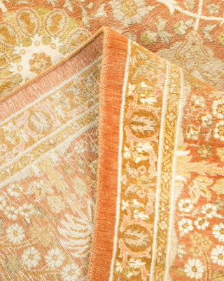 Traditional Mogul Brown Wool Area Rug 6' 1" x 9' 0" - Solo Rugs