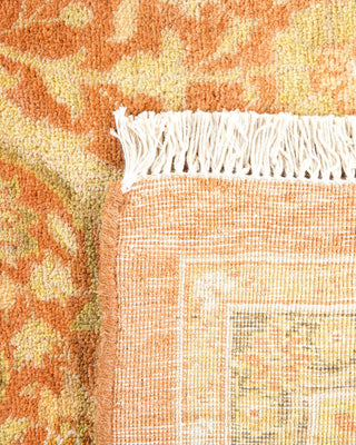 Traditional Mogul Brown Wool Area Rug 6' 2" x 9' 4" - Solo Rugs
