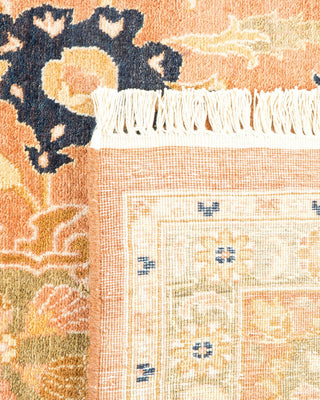 Traditional Mogul Brown Wool Area Rug 6' 0" x 9' 3" - Solo Rugs