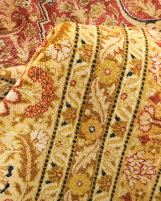 Traditional Mogul Orange Wool Area Rug 12' 4" x 15' 8" - Solo Rugs