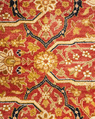 Traditional Mogul Orange Wool Area Rug 12' 2" x 17' 4" - Solo Rugs