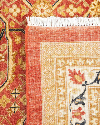 Traditional Mogul Orange Wool Area Rug 12' 2" x 17' 4" - Solo Rugs