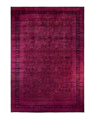 Fine Vibrance, One-of-a-Kind Handmade Area Rug - Purple, 17' 8" x 12' 3" - Solo Rugs
