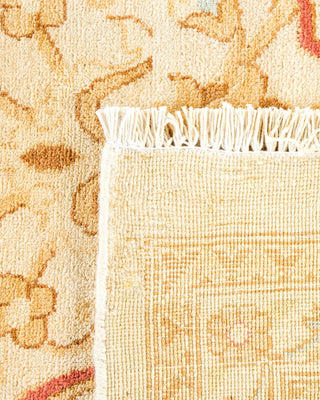 Contemporary Eclectic Ivory Wool Area Rug 9' 1" x 12' 0" - Solo Rugs