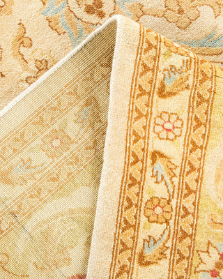 Contemporary Eclectic Ivory Wool Area Rug 9' 1" x 12' 0" - Solo Rugs