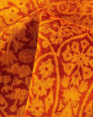 Fine Vibrance, One-of-a-Kind Handmade Area Rug - Orange, 18' 4" x 12' 1" - Solo Rugs