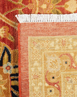 Contemporary Eclectic Orange Wool Area Rug 12' 0" x 18' 6" - Solo Rugs