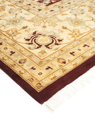 Traditional Mogul Red Wool Area Rug 12' 2" x 15' 2" - Solo Rugs