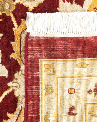 Traditional Mogul Red Wool Area Rug 12' 2" x 15' 2" - Solo Rugs