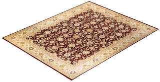 Traditional Mogul Red Wool Area Rug 12' 2" x 15' 2" - Solo Rugs