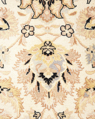 Traditional Mogul Ivory Wool Area Rug 8' 2" x 10' 5" - Solo Rugs