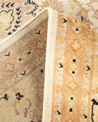 Traditional Mogul Ivory Wool Area Rug 8' 2" x 10' 5" - Solo Rugs