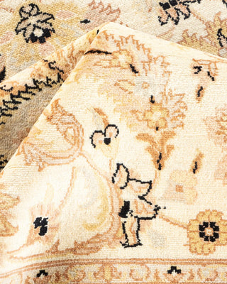 Traditional Mogul Ivory Wool Area Rug 8' 2" x 10' 5" - Solo Rugs