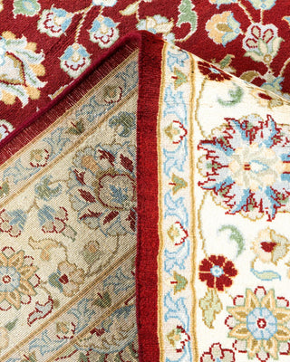 Traditional Mogul Red Wool Area Rug 4' 3" x 6' 3" - Solo Rugs