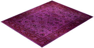 Fine Vibrance, One-of-a-Kind Handmade Area Rug - Purple, 15' 5" x 12' 2" - Solo Rugs