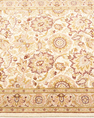 Traditional Mogul Ivory Wool Runner 2' 7" x 8' 3" - Solo Rugs