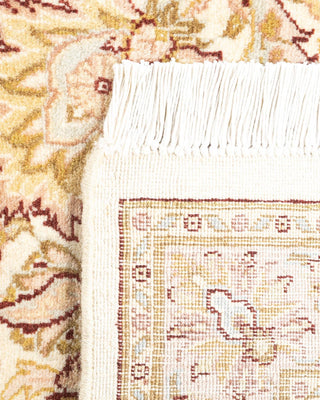 Traditional Mogul Ivory Wool Runner 2' 7" x 8' 3" - Solo Rugs