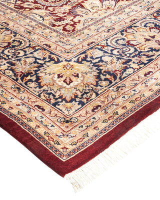 Traditional Mogul Red Wool Area Rug 8' 1" x 10' 2" - Solo Rugs