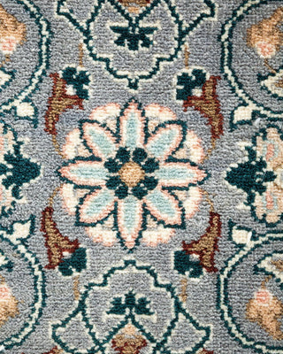 Traditional Mogul Green Wool Area Rug 8' 3" x 10' 5" - Solo Rugs