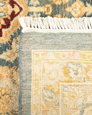 Traditional Mogul Gray Wool Area Rug 8' 3" x 10' 4" - Solo Rugs