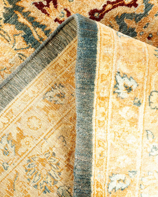 Traditional Mogul Gray Wool Area Rug 8' 3" x 10' 4" - Solo Rugs